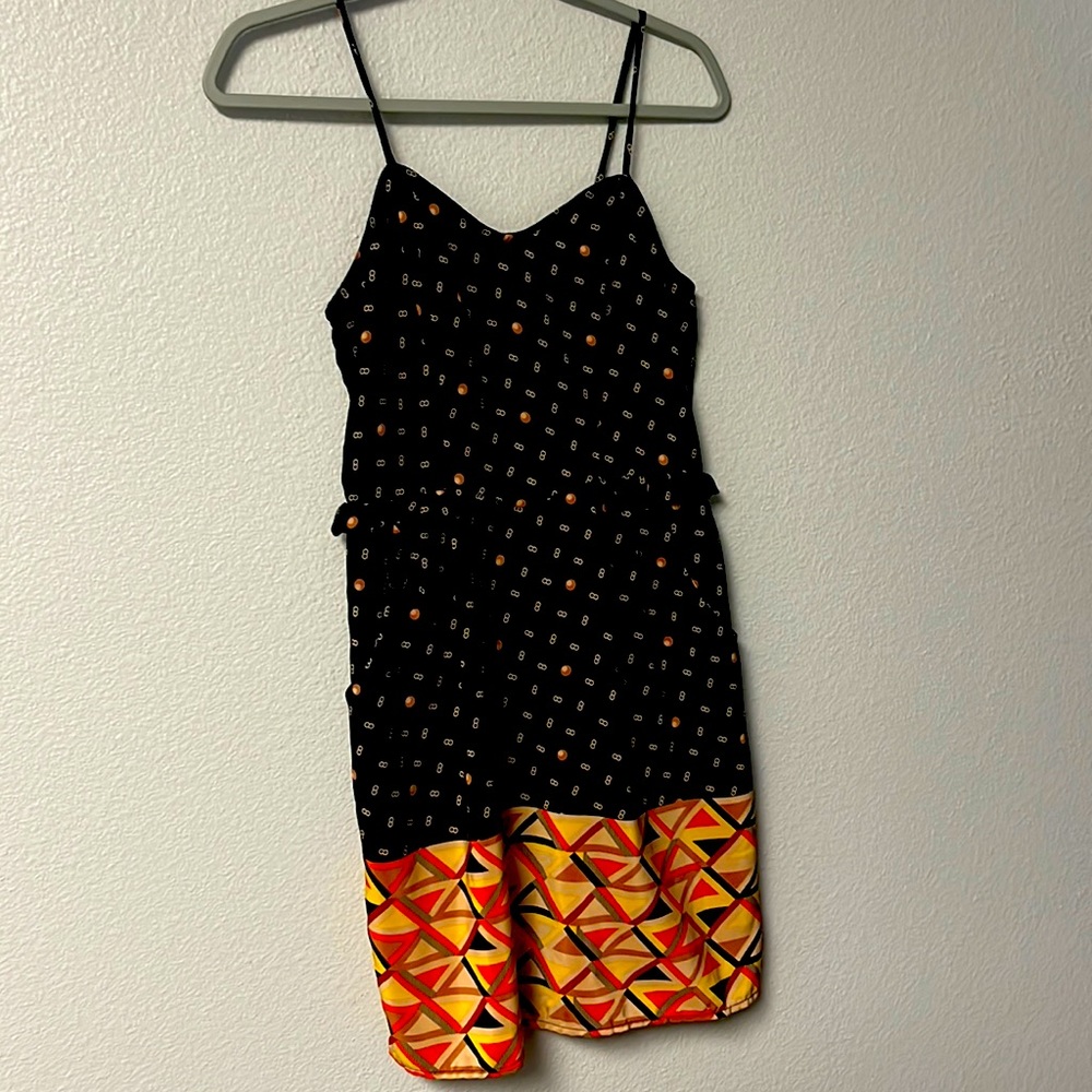 Patterned Mini Dress